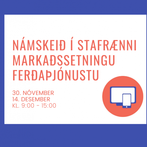 Námskeið í stafrænni markaðssetningu ferðaþjónustu