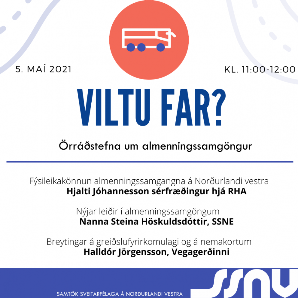 Fýsileikakönnun á almenningssamgöngum á Norðurlands vestra