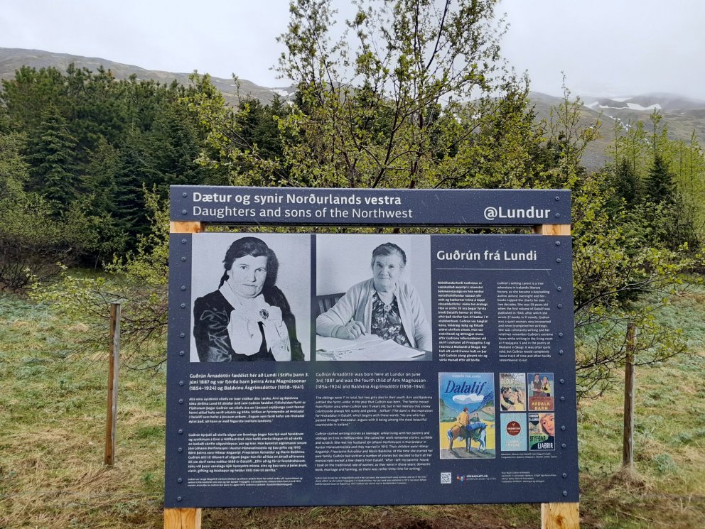 Dætur og synir Norðurlands vestra - ný upplýsingaskilti
