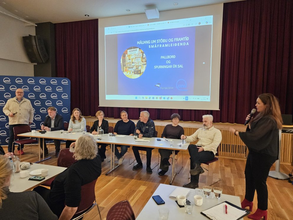 Vel sótt málþing um stöðu smáframleiðenda.