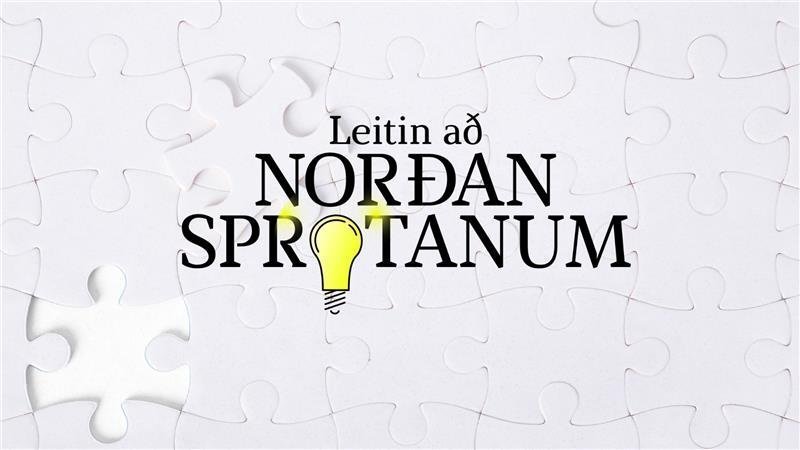 Leitin að Norðansprotanum hafin!