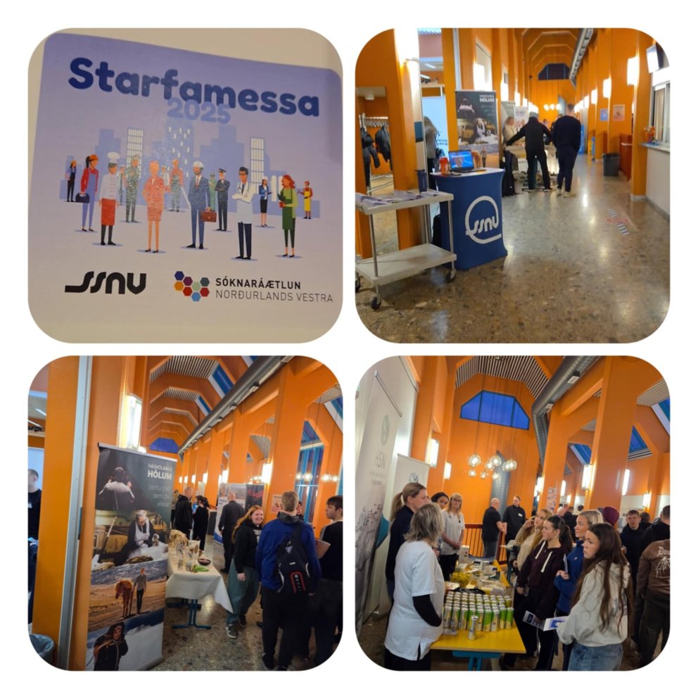Vel heppnuð starfamessa SSNV í FNV á Sauðárkróki