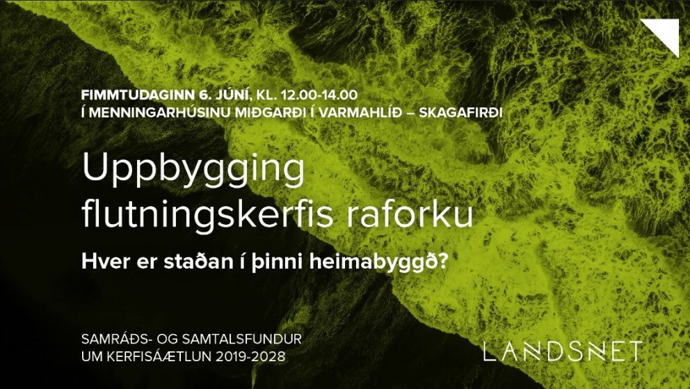 Mynd af facebook síðu Landsnets.