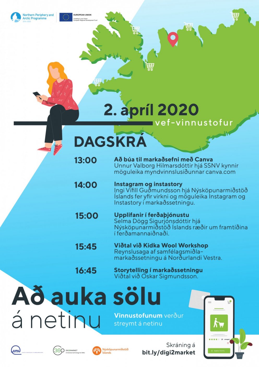 Vel heppnaðar vinnustofur á netinu - Að auka sölu á netinu