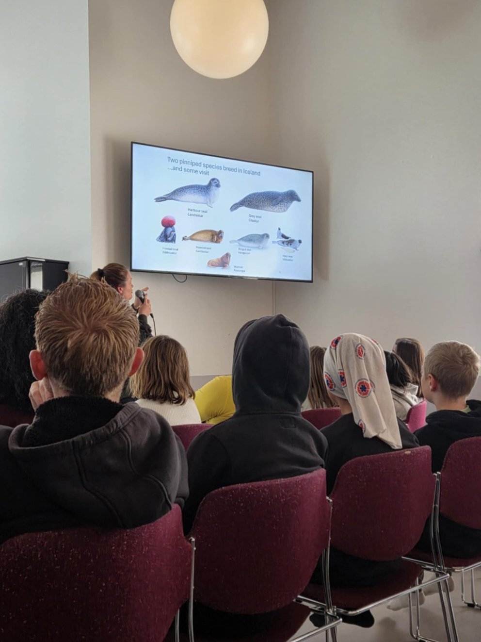 Börnin létu til sín taka á fjórða málþingi Selaseturs Íslands