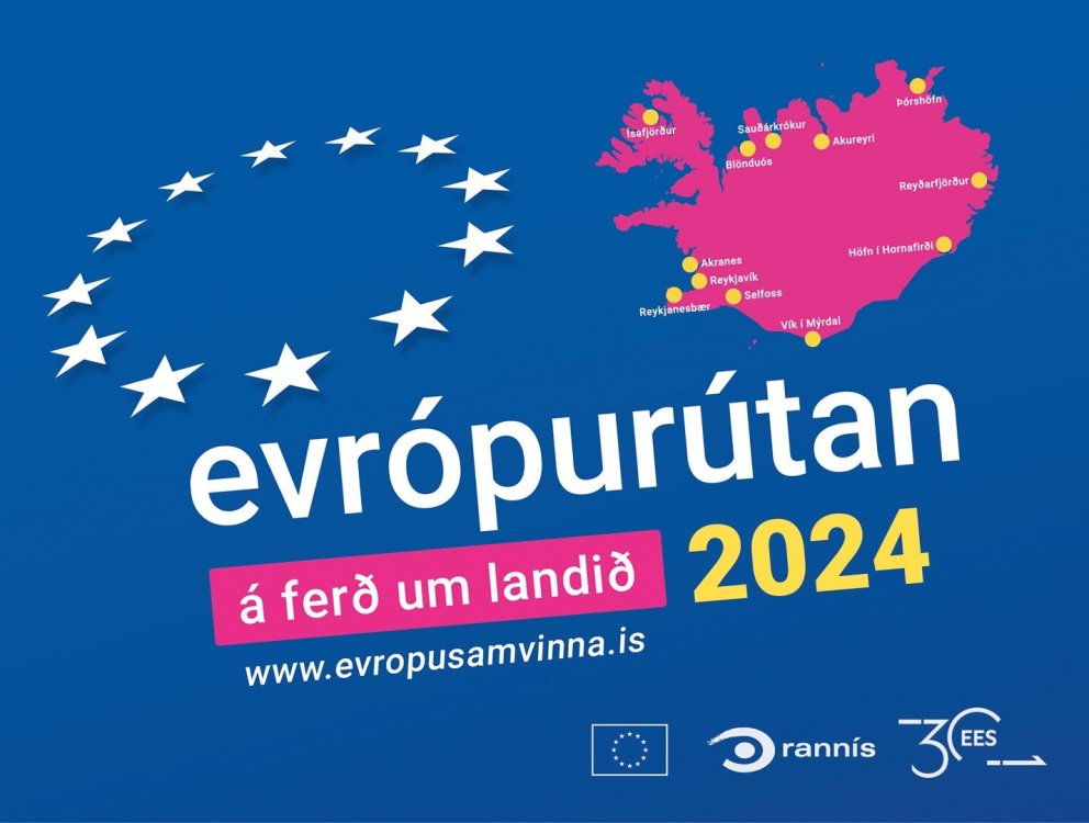 Evrópurútan á ferð um landið