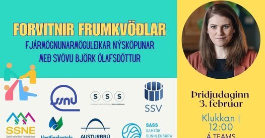 Forvitnir frumkvöðlar og fjármögnunarmöguleikar nýsköpunar