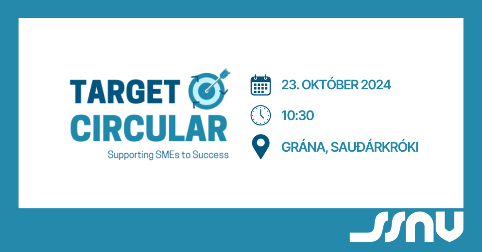 Kynningarfundur Target Circular - áhrifaríkar sjálfbærniaðgerðir og auðveldari ákvarðanatakar