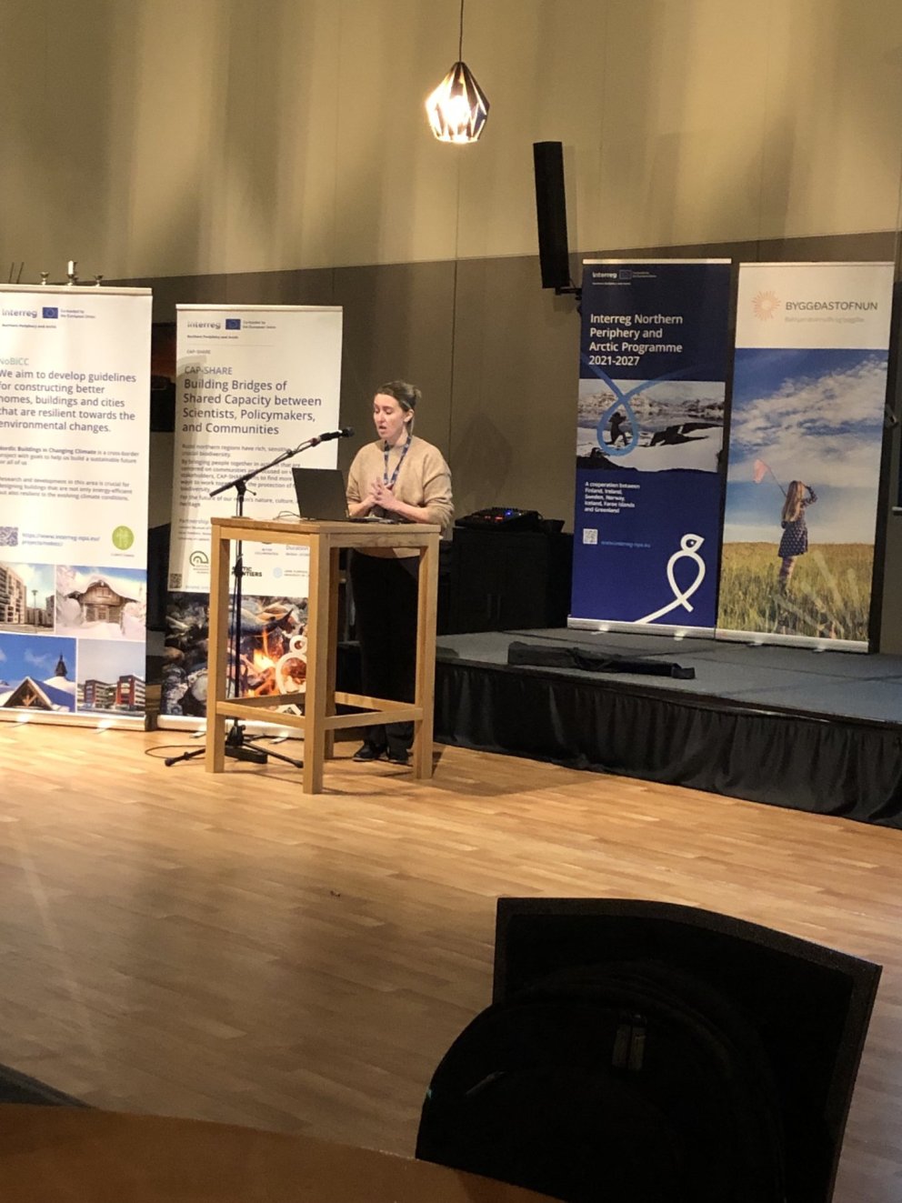 Starfsmenn SSNV kynna Evrópuverkefni á verkefnastefnumóti Norðurslóðaáætlunarinnar