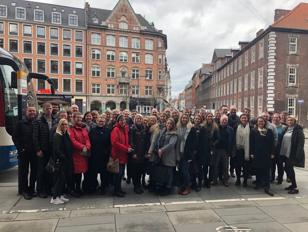 Hópurinn á heimleið