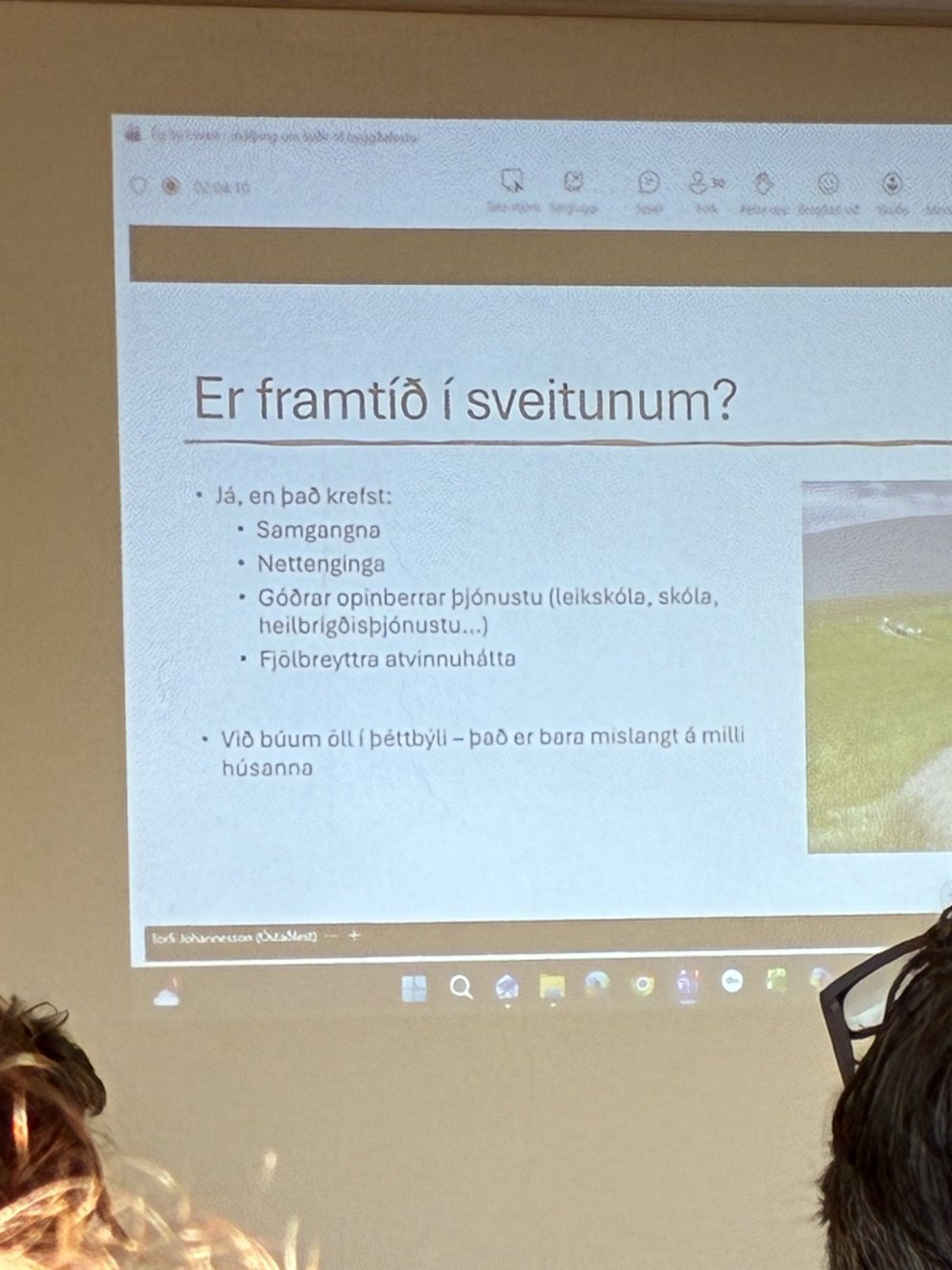 Úr erindi Torfa Jóhannessonar