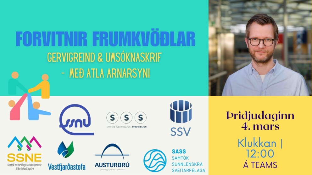 Forvitnir frumkvöðlar - Gervigreind við gerð styrkumsókna - 4. mars