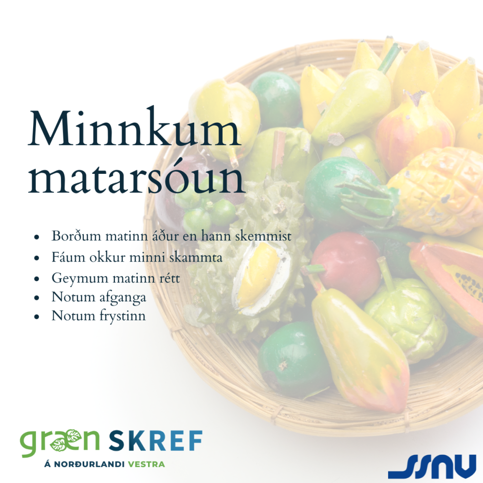 Minnkum matarsóun! - fróðleiksmoli um umhverfismál