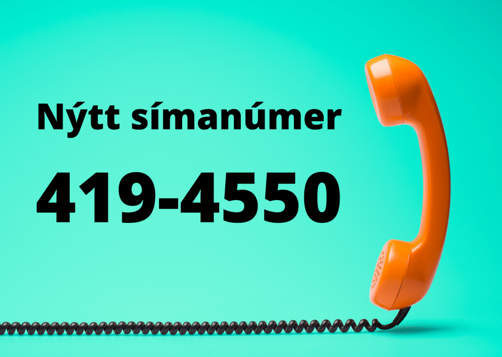 Breyting á símanúmeri SSNV