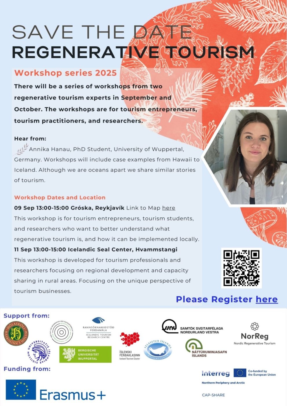 Vinnustofur um endurnýjandi ferðaþjónustu á haustmánuðum