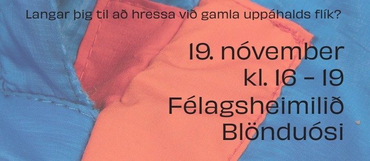 Saman við sitjum og saumum – í dag á Blönduósi!