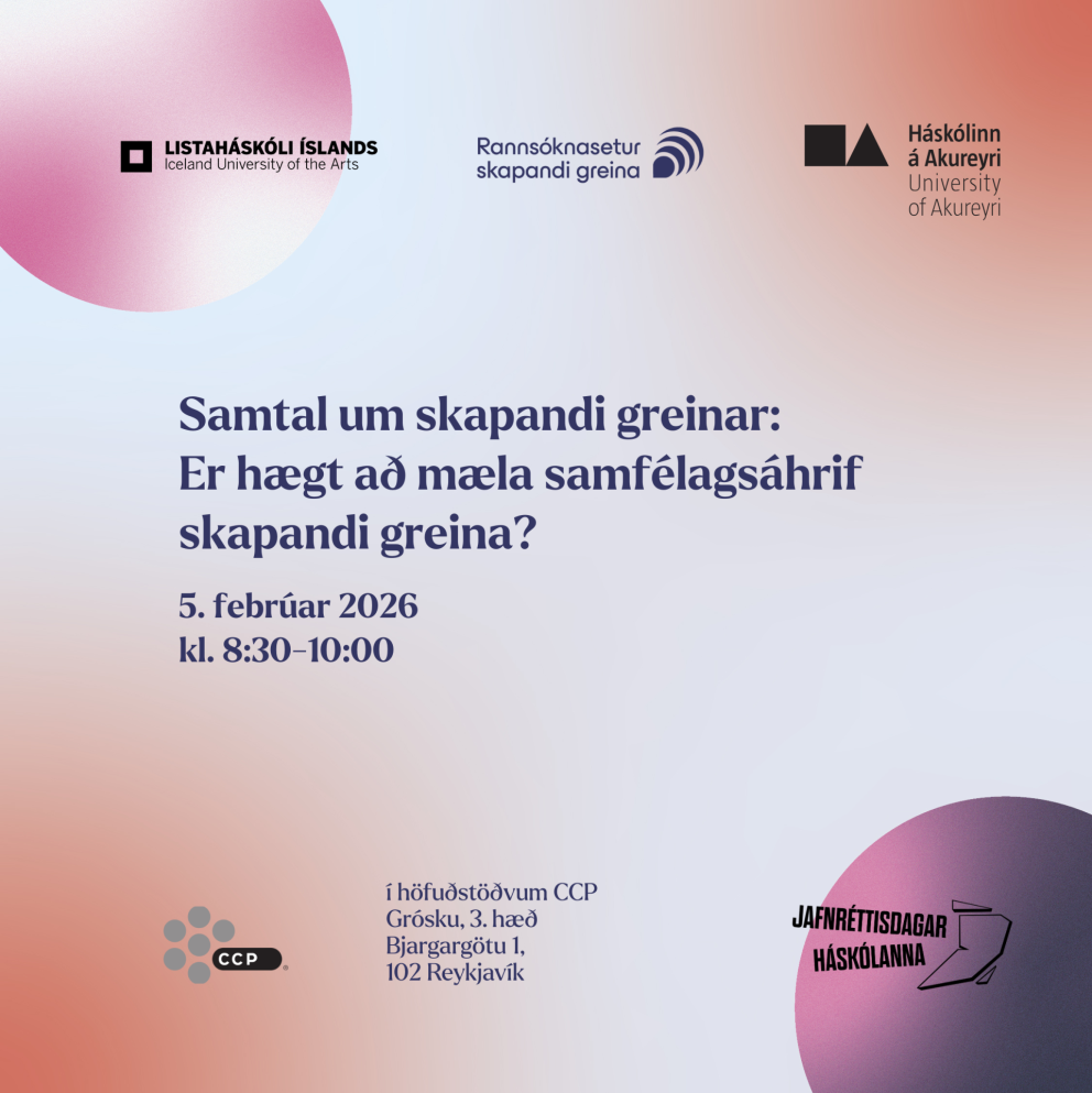 Er hægt að mæla samfélagsáhrif skapandi greina?