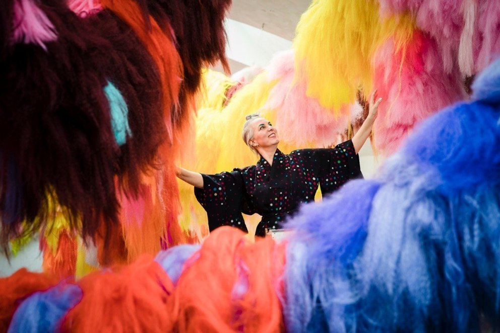 Listasýning Shoplifter í Hrútey