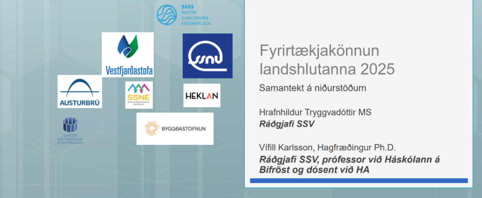 Fyrirtækjakönnun landshlutanna var opin frá apríl til október 2025