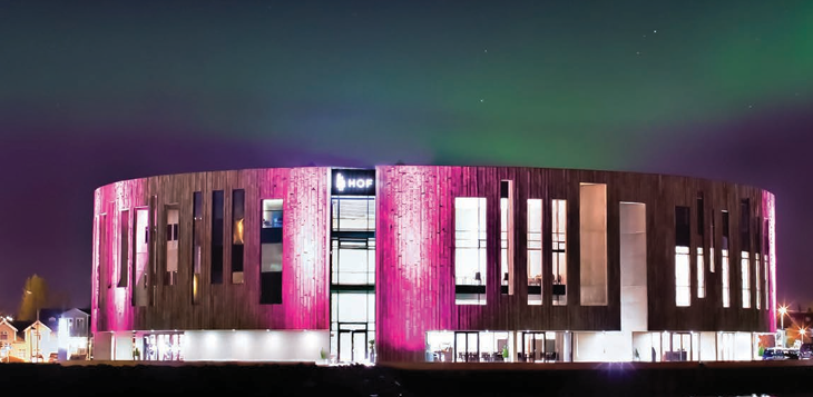 Menningarhúsið Hof á Akureyri. Mynd fengin úr skýrslunni.