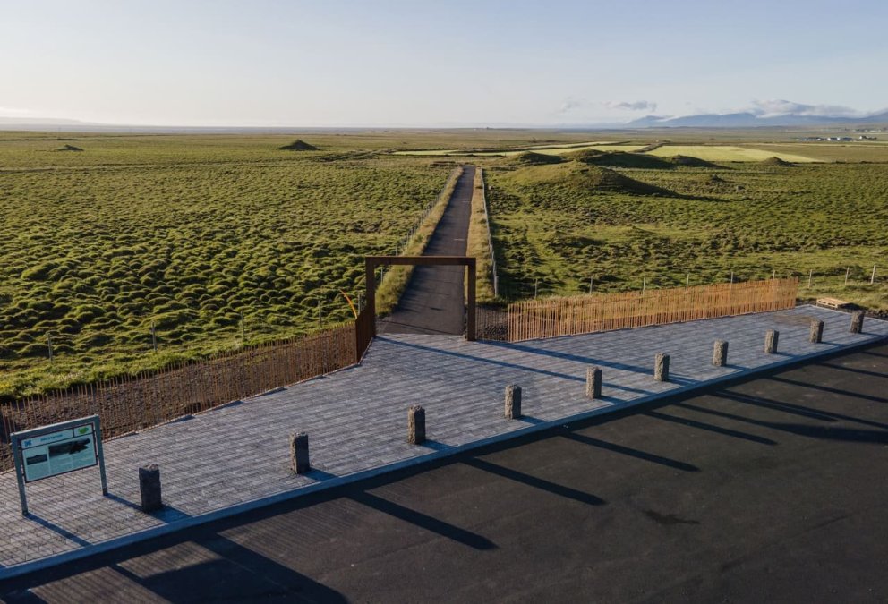 Svæðið í kringum Þrístapa er vel heppnað og snyrtilegt.