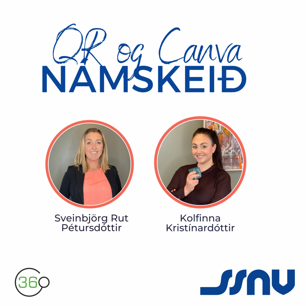 Upptaka af kynningarfundi QR og Canva