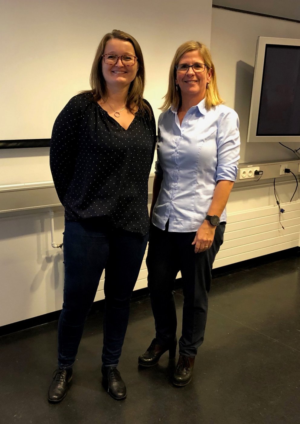 Unnur Valborg Hilmarsdóttir og Hólmfríður Sveinsdóttir